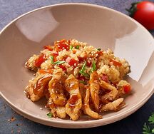 Тяхан с курицей