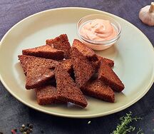 Гренки чесночные