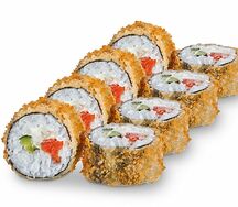 Ролл темпура с лососем