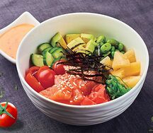 Поке с лососем