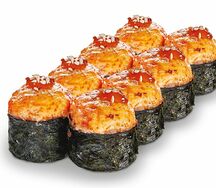 Запеченный ролл с креветкой