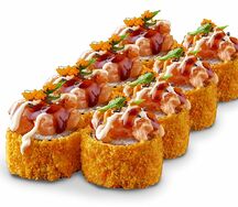 Ролл темпура Хот с лососем