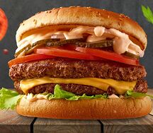 Двойной гриль-бургер