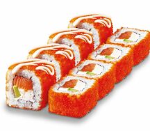 Ролл Калифорния с лососем