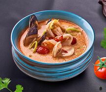 Суп Том ям с морепродуктами