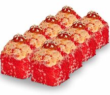 Запеченный ролл с лососем