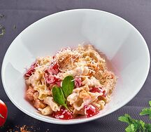 Паста с семгой