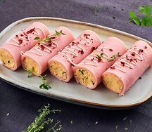 Рулетики из ветчины