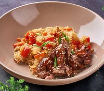 Тяхан с говядиной