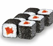 Ролл с лососем