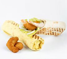 Шаурма с креветками