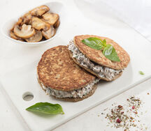 Оладьи из печени с начинкой