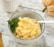 Каша молочная пшенная с тыквой