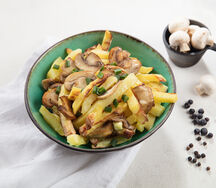 Жареный картофель с грибами