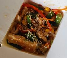 Вок с овощами