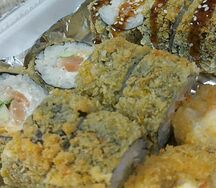 Жареный лосось с сыром