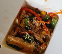 Вок c курицей