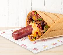 Чили-чиз Рулле с колбаской из индейки