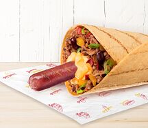 Чили-чиз Рулле с сосиской чикен гриль