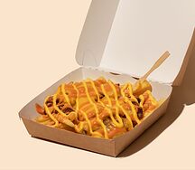 Animal fries beef patty