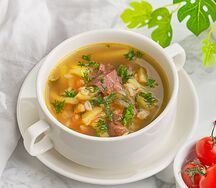 Рассольник с говядиной