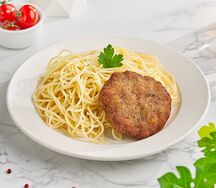 Пожарская котлета с гарниром