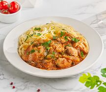 Курица по-грузински с гарниром