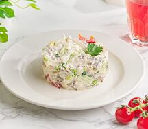 Салат из дайкона с говядиной