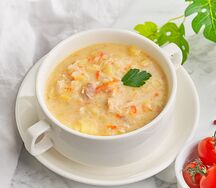 Сырный суп с курицей