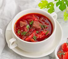 Борщ с говядиной