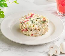 Салат из курицы с грибами