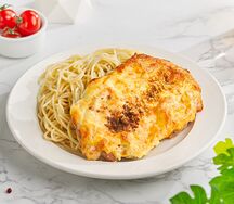 Грудка куриная по-арабски с гарниром