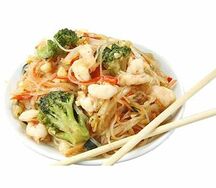 Фунчоза с креветками