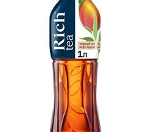 Холодный чай Rich черный со вкусом персика