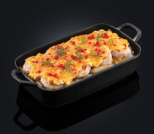 Гратан с креветками