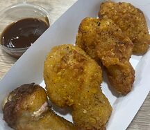 Куриные крылышки с соусом барбекю