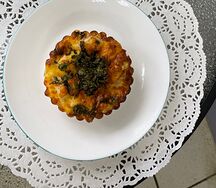 Киш с курицей и грибами