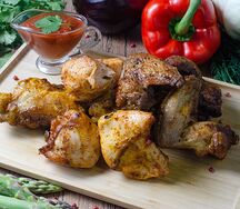 Шашлык из курицы Ассорти