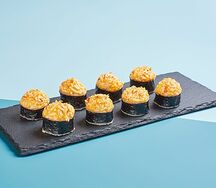 Запеченный с крабом острый