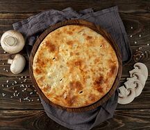 Пирог с картофелем и грибами