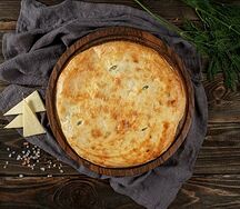 С сыром и зеленью