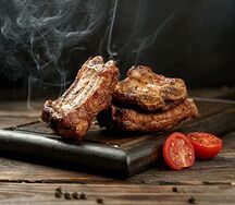 Шашлык из ребер свиных