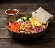 Шаурма бокс с курицей