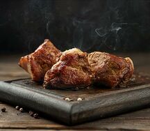 Шашлык из окорока свиного