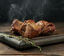 Шашлык из шеи свиной