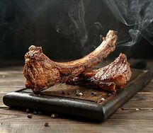 Шашлык из баранины на кости