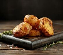 Картофель на углях