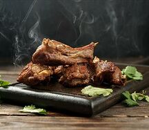 Шашлык из баранины семечки