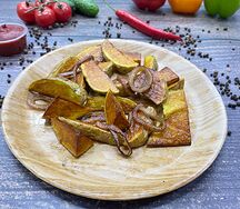 Картофель жареный с луком