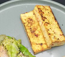 Тофу гриль и овощи вок